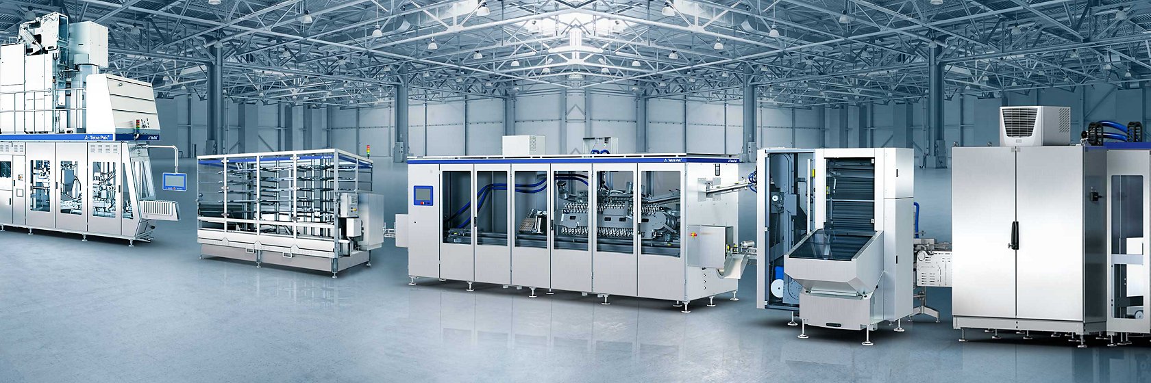 Filling machine and downstream equipment